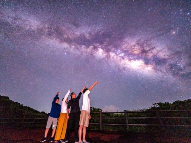 ナイトツアー　星空　夜